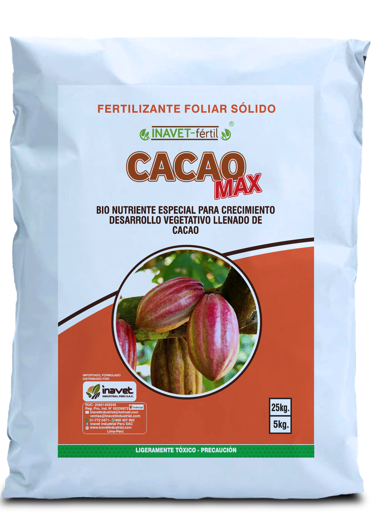 INAVET FERTIL - CACAO MAX  - 25KG