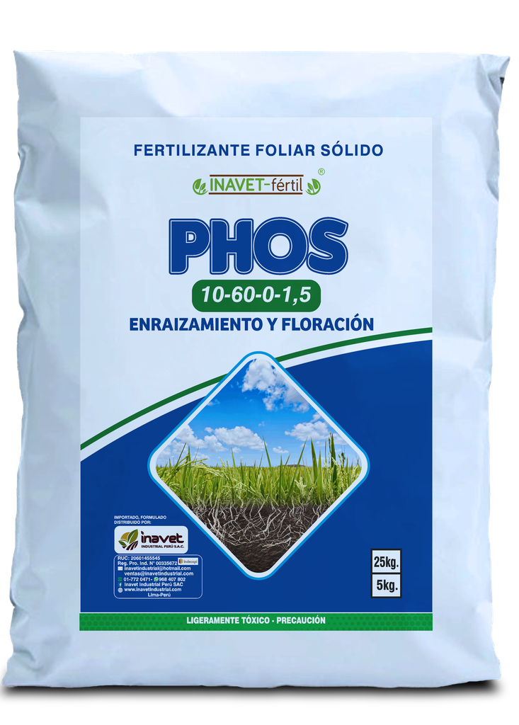 INAVET FERTIL - PHOS 10-60-0-1,5 - 5KG