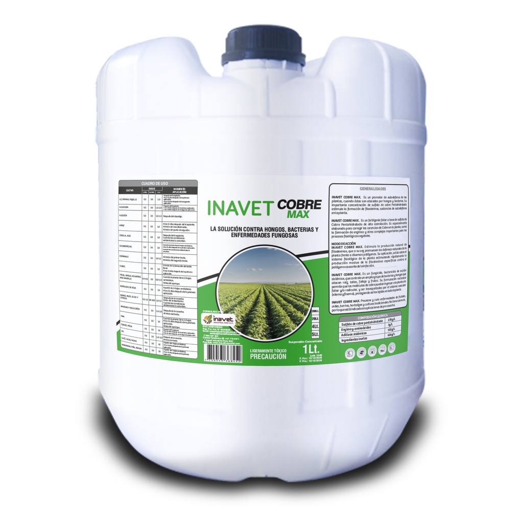 INAVET FERTIL - COBRE MAX - 20LT